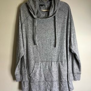 Torrid Gray Brushed Hacci Tnc Hoodie